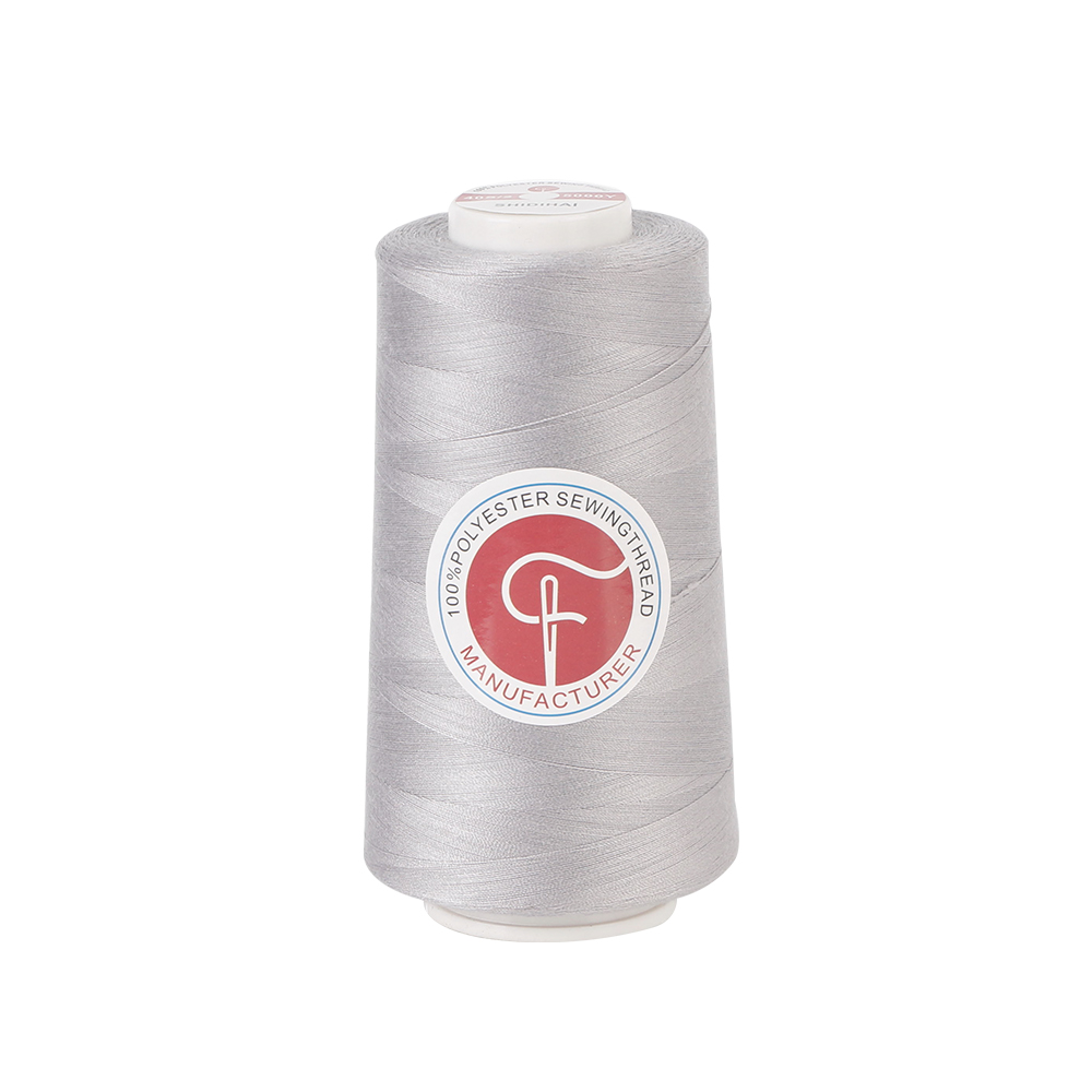 Hubei supplier Ne 30/2 30/3 100% polyester sewing thread